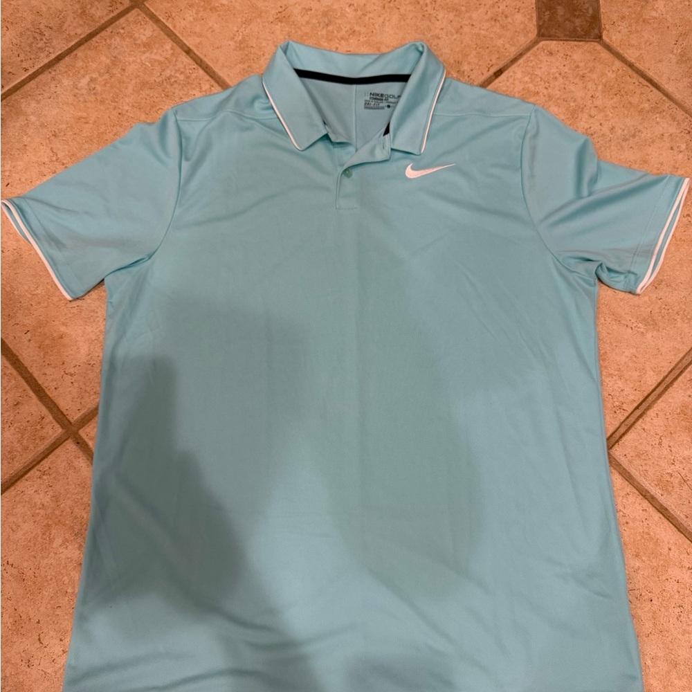 Nike Light Blue Polo Shirt